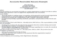 Amazing Accounts Receivable Collection Letter Template