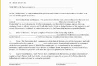 Amazing Business Ownership Agreement Template