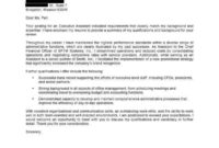 Amazing Cover Letter Template For Administrative Assistant