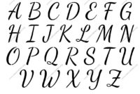 Amazing Fancy Alphabet Letter Templates