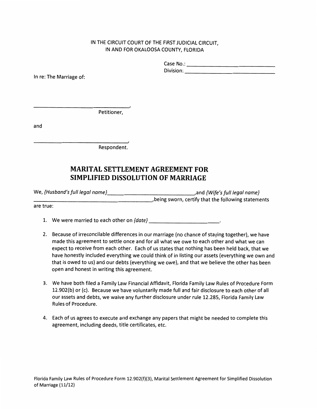 Amazing Maryland Separation Agreement Template