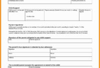 Amazing Notarized Child Support Agreement Sample