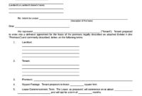 Amazing Special Needs Letter Of Intent Template