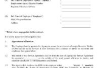 Amazing Travel Services Agreement Template