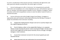 Amazing Truck Driver Contract Agreement