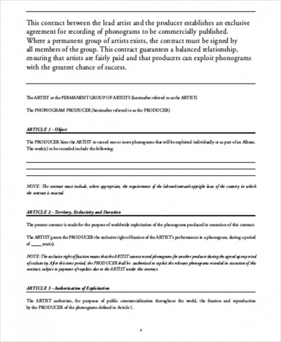 Amazing Video Production Agreement Contract Template