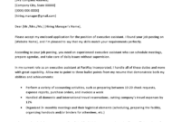 Awesome Admin Assistant Cover Letter Template