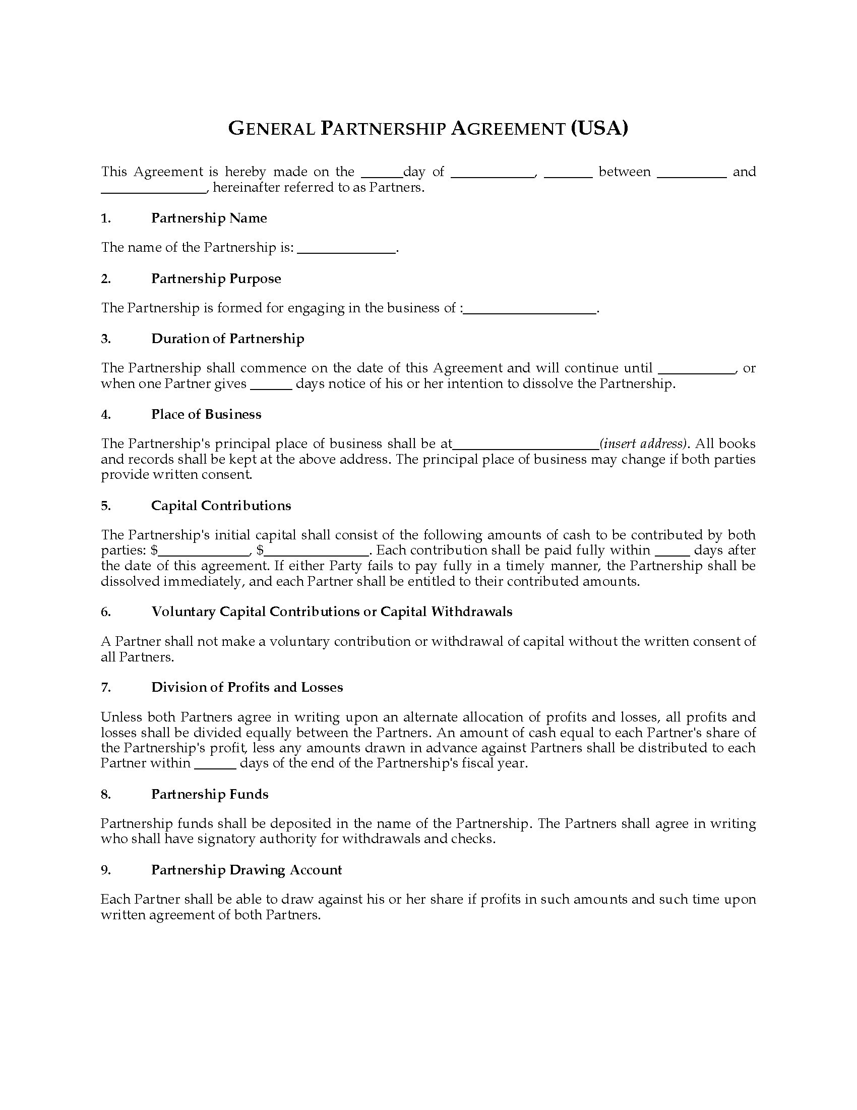 Awesome Attorney Partnership Agreement Sample