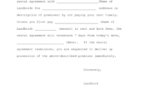 Awesome Cancellation Of Lease Agreement Template