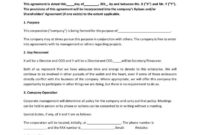Awesome Co Founder Separation Agreement Template