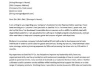Awesome Customer Service Representative Cover Letter Template