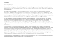 Awesome Customer Success Manager Cover Letter Template