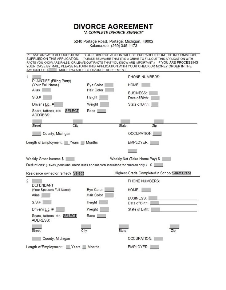 Awesome Divorce Financial Settlement Agreement Template