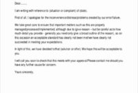Awesome Grievance Response Letter Template