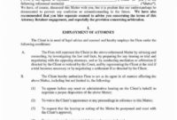 Awesome Legal Retainer Agreement Template