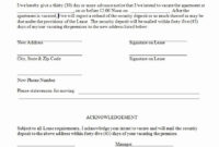 Awesome Moving Out Notice Letter Template