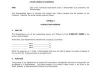 Awesome Partner Buyout Agreement Template
