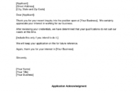 Awesome Proposal Rejection Letter Template