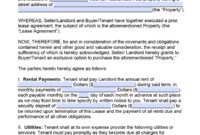 Awesome Rent To Own Lease Agreement Template
