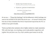 Awesome Social Media Influencer Agreement Template