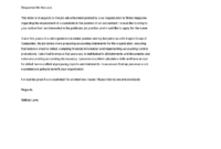 Best Accountant Cover Letter Template
