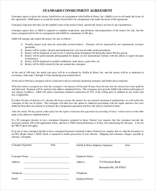Best Auto Consignment Agreement Template