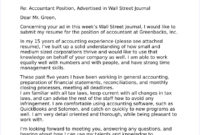 Best Consultant Cover Letter Template