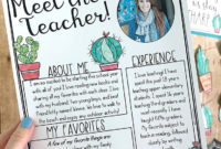 Best Meet The Teacher Letter Template