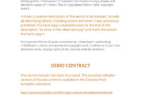 Fantastic Copyright License Agreement Template