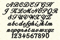 Fantastic Fancy Alphabet Letter Templates