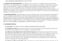 Fantastic Influencer Agreement Contract Template