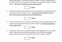 Fantastic Patient Missed Appointment Letter Template