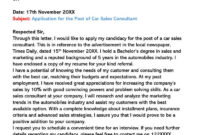 Fantastic Sales Consultant Cover Letter Template