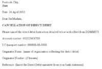 Fascinating Bank Account Cancellation Letter Template