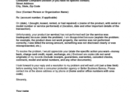 Fascinating Formal Letter Of Complaint To Employer Template