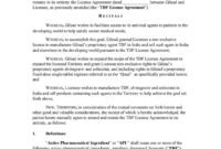 Fascinating Product License Agreement Template