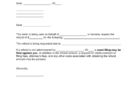 Fascinating Refund Demand Letter Template