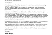 Fascinating Sales Assistant Cover Letter Template