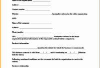 Fascinating Sales Contractor Agreement Template