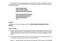 Fascinating Service Provision Agreement Template