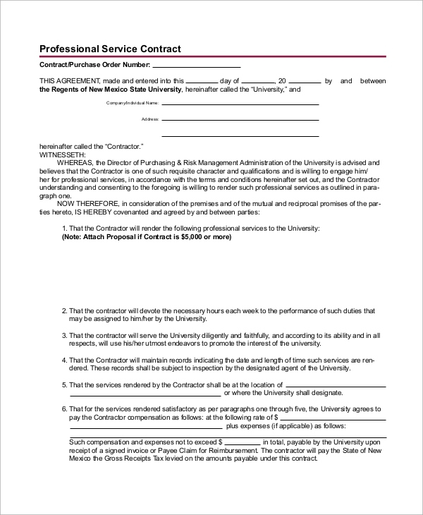 Fascinating Standard Services Agreement Template