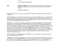 Fascinating Trademark License Agreement Template