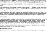 Free Building Contract Agreement Template