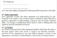Free Business Non Compete Agreement Template