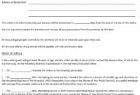 Free Cancellation Of Lease Agreement Template