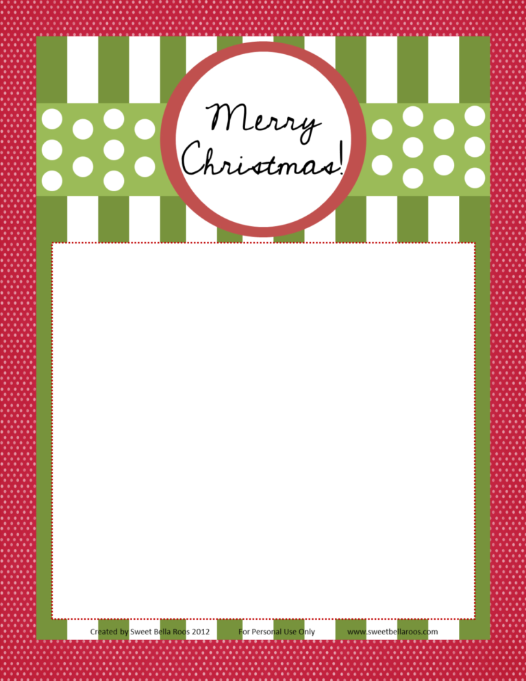 Fresh Christmas Letter Templates Free Printable