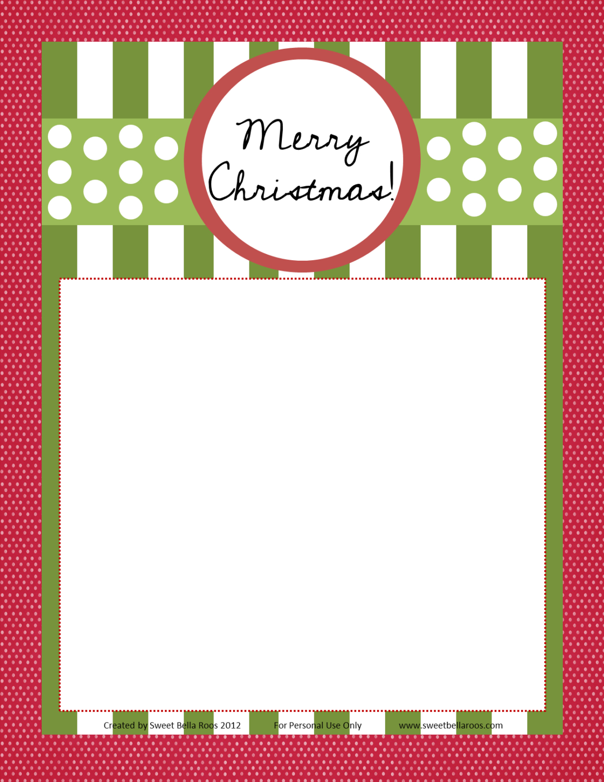 Free Christmas Letter Templates Free Printable