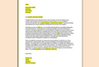 Free Consultant Cover Letter Template