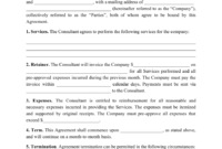 Free Consulting Retainer Agreement Template