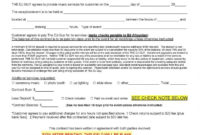 Free Dj Contract Agreement Template